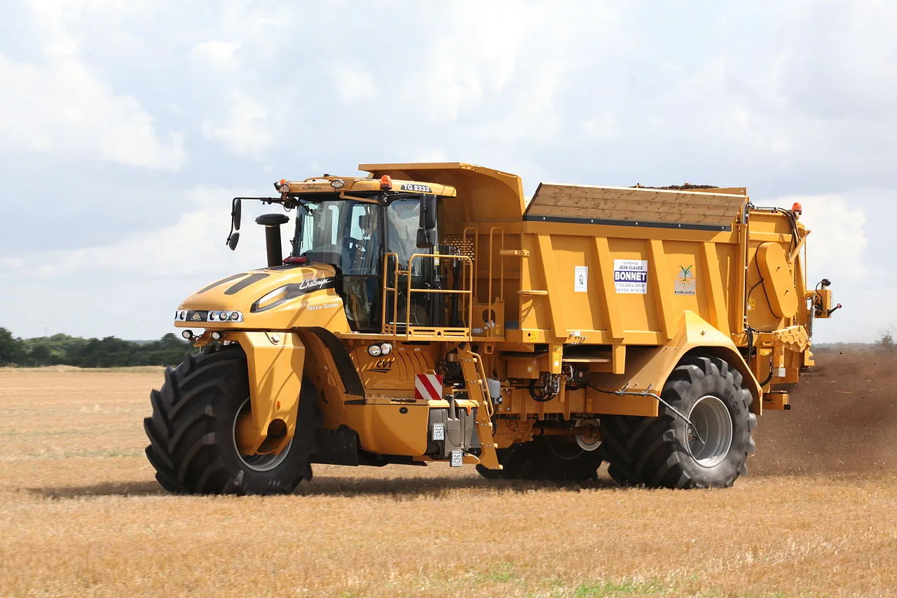 The new Challenger Terra-Gator 8333 is fited with an Agco CVT transmission.