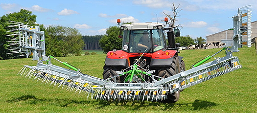 The latest Joskin Scariflex models are available with working widths of up to 9.6m.