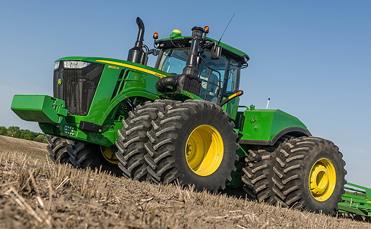 Deere's new 620hp 9620T is the largest tractor ever built by the manufacturer.