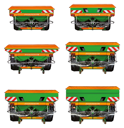 The new family of Amazone ZA-TS spreaders.