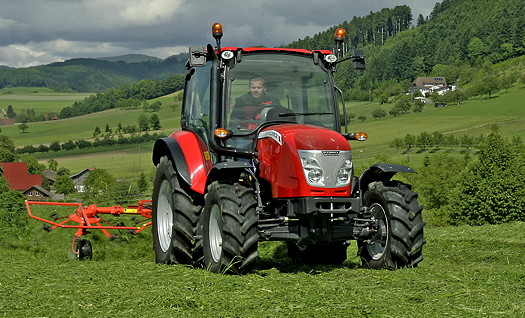 A spacious, light and airy cab is an attractive feature of the new McCormick X4 Series tractors.