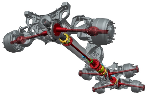 The unique Tatra chassis 