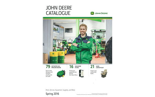 More than 1,000 items are featured in the new JD parts catalogue.