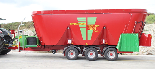 The top of the range Verti-Mix 4501 has a maximum capacity of 45 cubic metres.