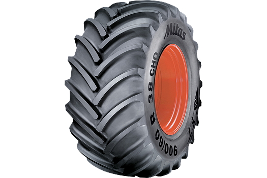 The new Mitas CHO tyres joins a range that's made for machines where the operational weight varies during work.  