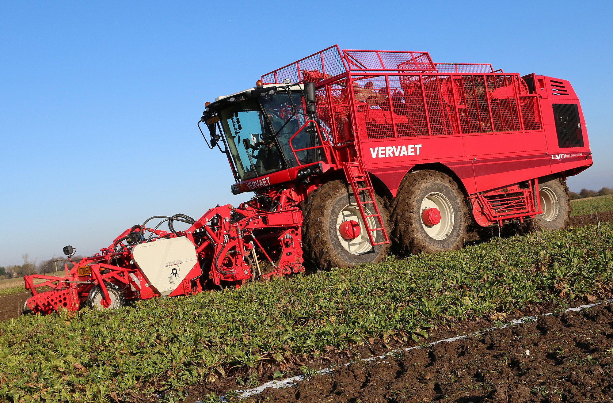 Vervaet sugar beet harvesters are now available with a new rollerbed primary cleaner.