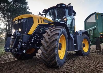 Thanks to a wider tyreprint and tread, BKT'ds Agrimax V-Flecto claims to guarantee reduced soil compaction