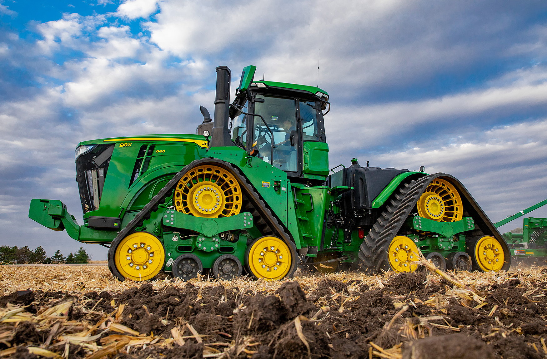 John Deere's flagship 2021 9RX640 offers up to 691hp.