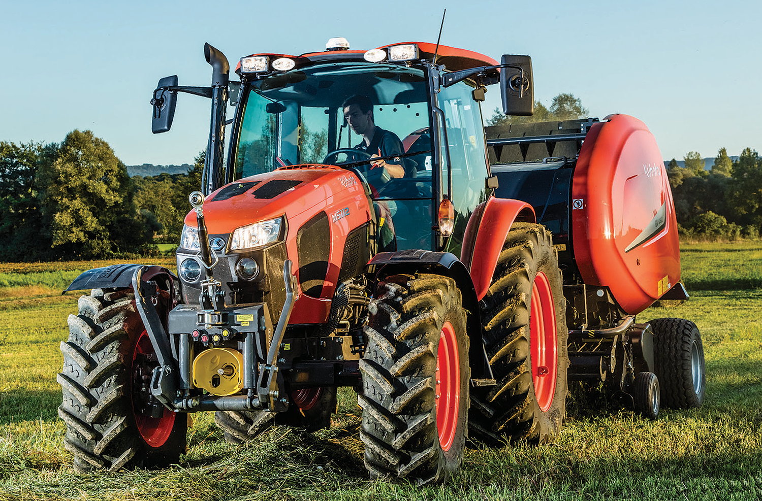 Kubota's Stage V M5112 model offers 112hp.