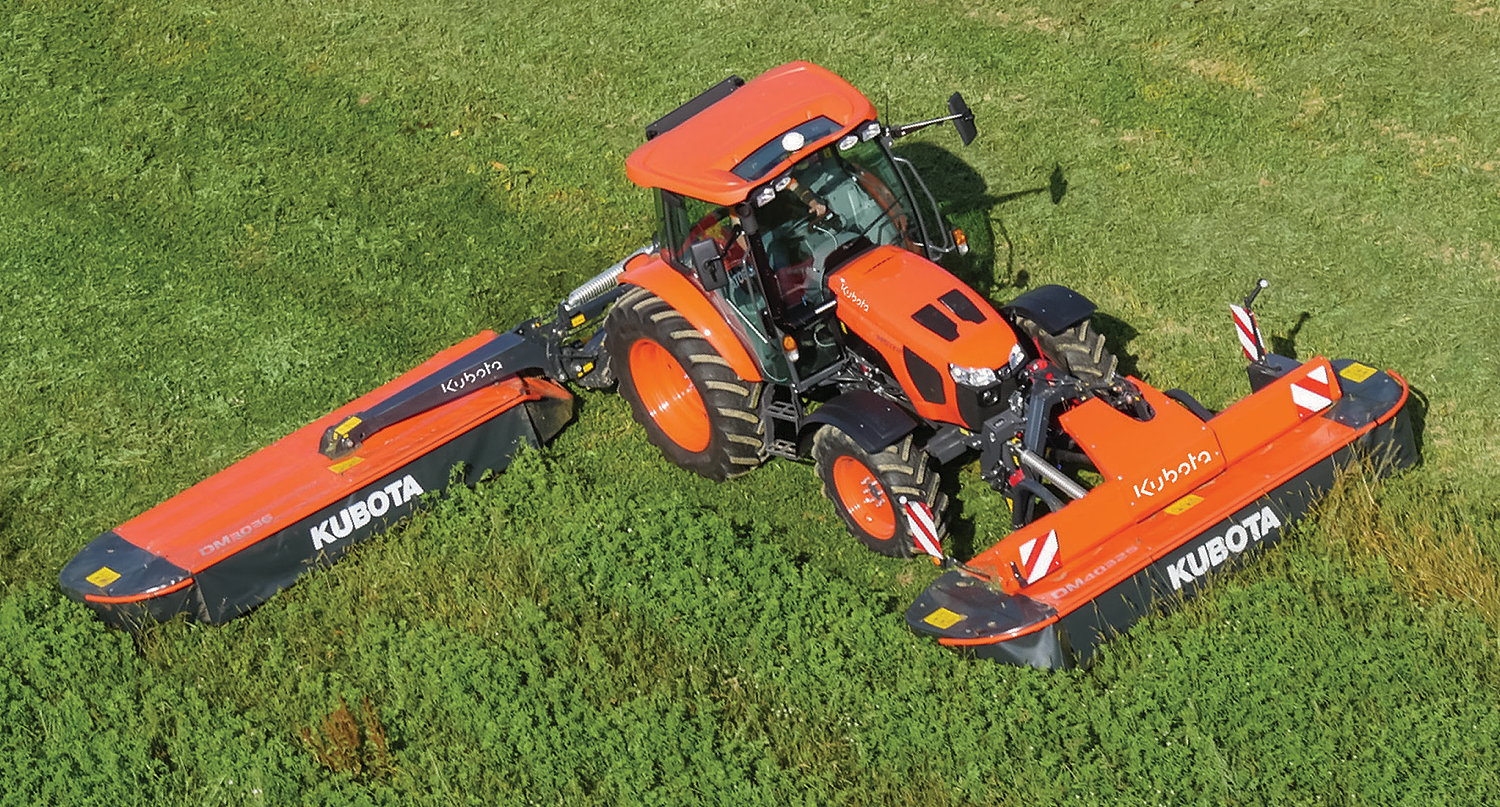 The Kubota M5002 Series is powered by the company's 3.8-litre, four-cylinder Stage V diesel using a DPF, DOC and SCR to meet the Stage V emissions standard.