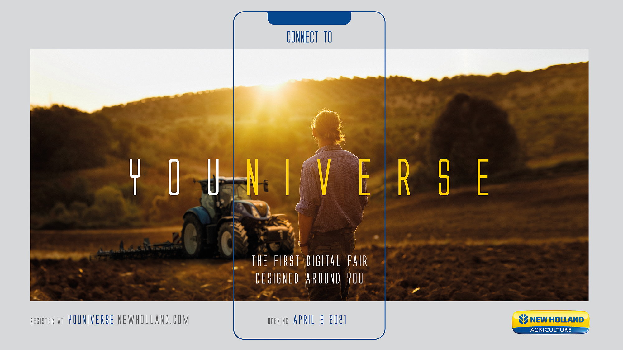 New Holland's Youniverse online fair begins in April 2021