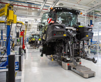 Five Claas tractor series from 75 to 460hp are currently produced at Le Mans