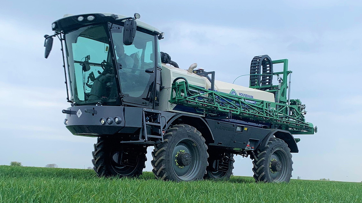 The X10 cab from Claas is now standard equipment on Househam's AirRide and Harrier sprayers