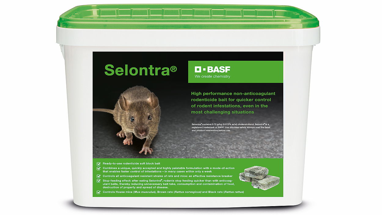 Selontra can control rodent infestations in just seven days