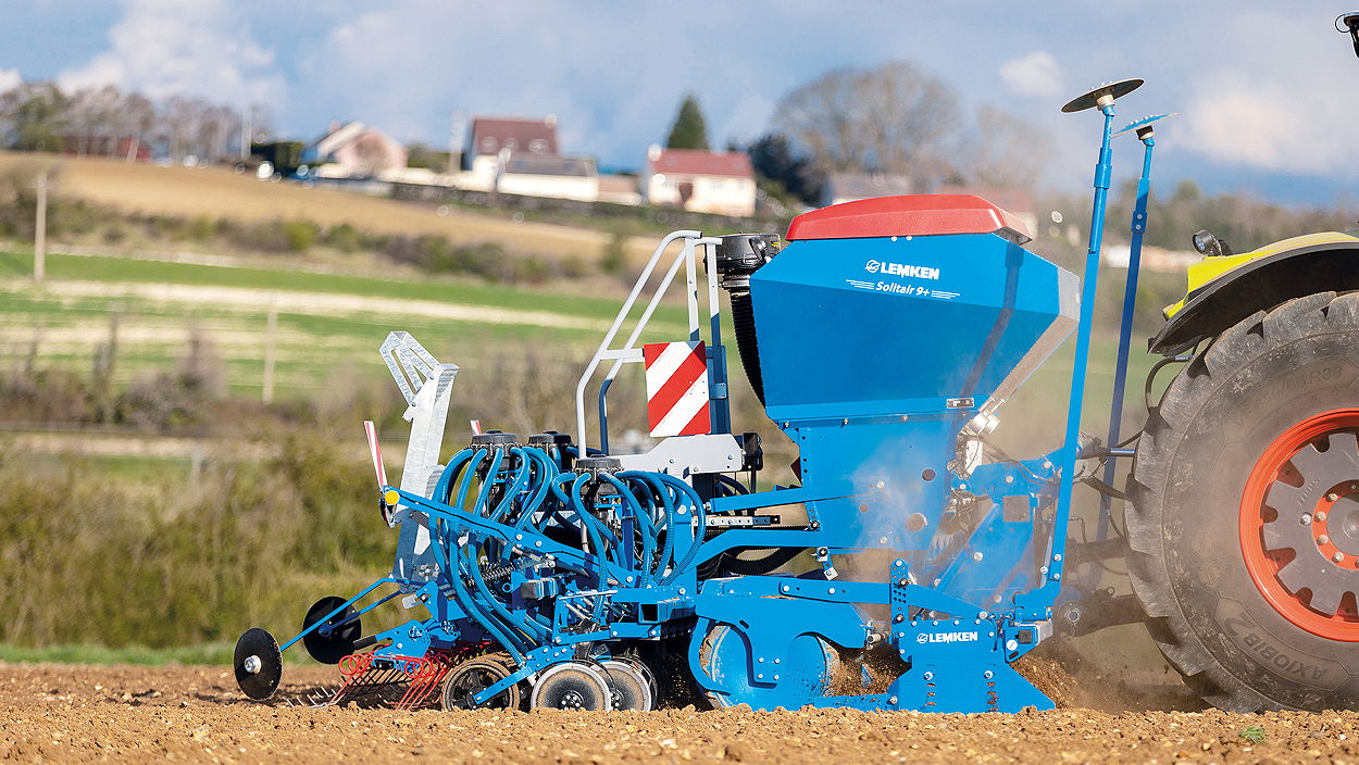 Lemken's latest Solitair 9+ Duo offers seed and fertiliser placement