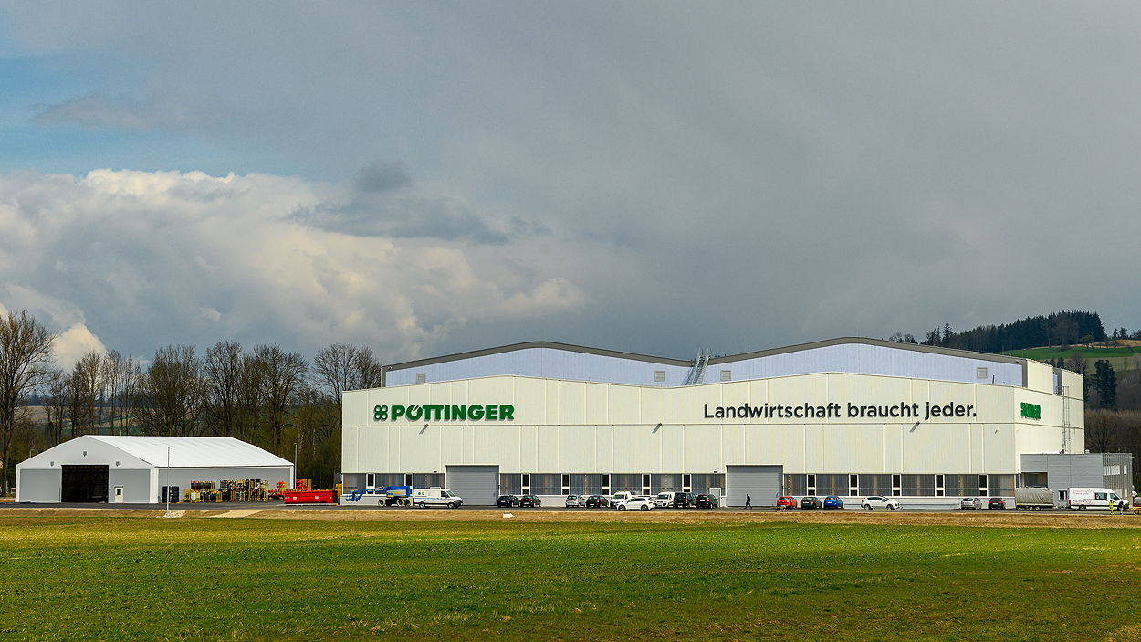 The new facility at St Georgen is Pöttinger's fourth production site