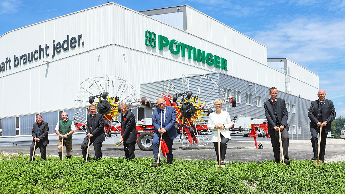 Phase two of the development plans at Pöttinger's St Georgen site are now underway