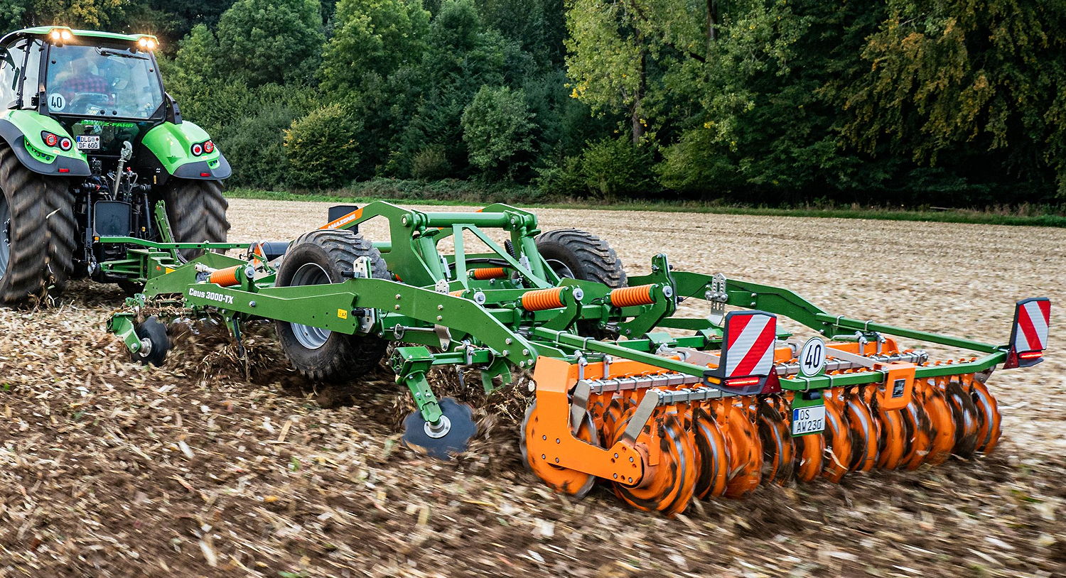 Amazone's Ceus has the ideal combination of tools for maintaining perfect field hygiene and leaving a finished seedbed in just one pass