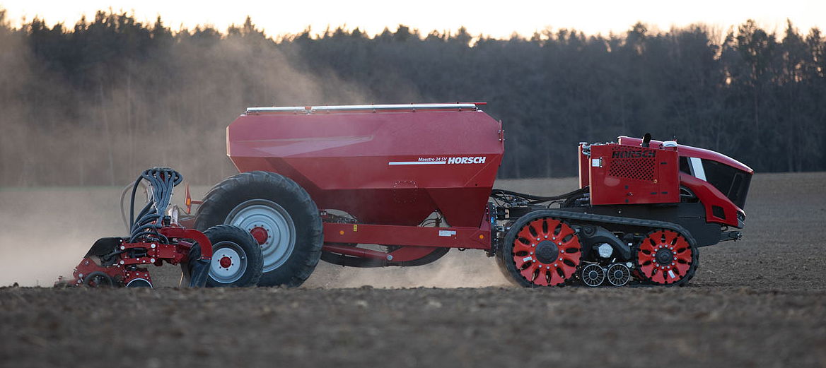 Horsch has been testing its Roboter tractor on its research and development farm in the Czech Republic