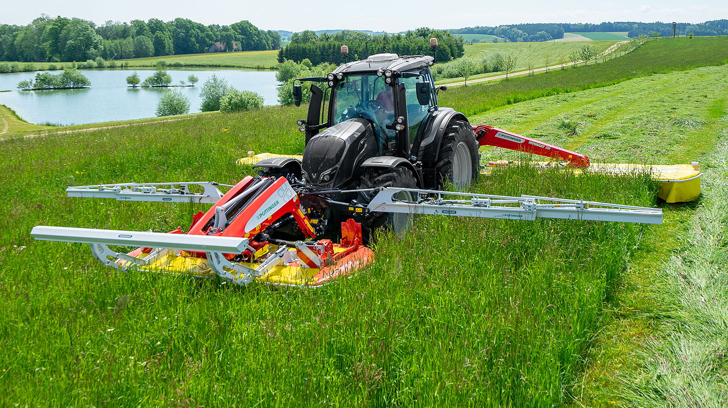 Pöttinger's SensoSafe system detects hidden wildlife in forage crop