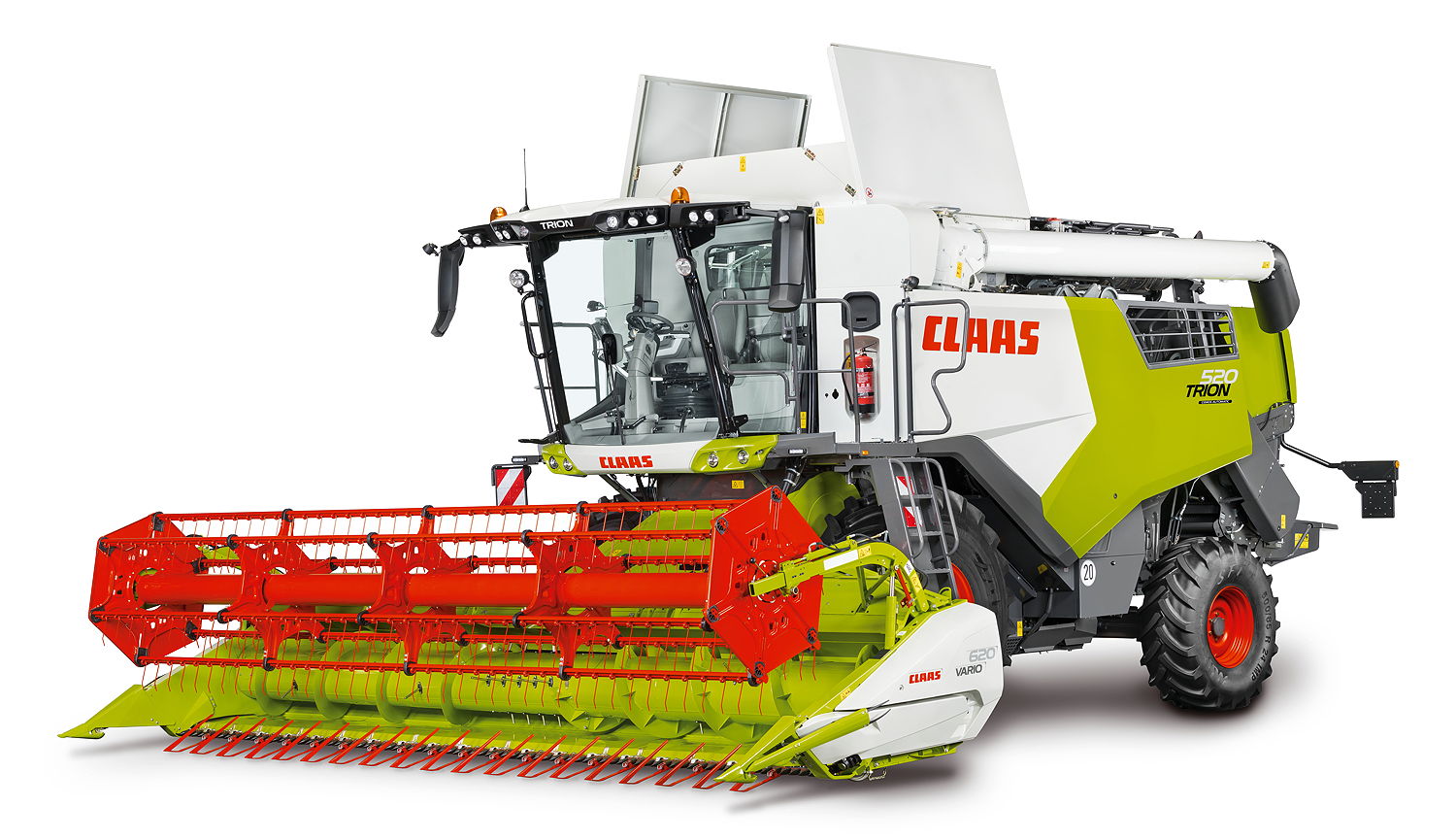 The new Claas Trion range starts with the 520 model