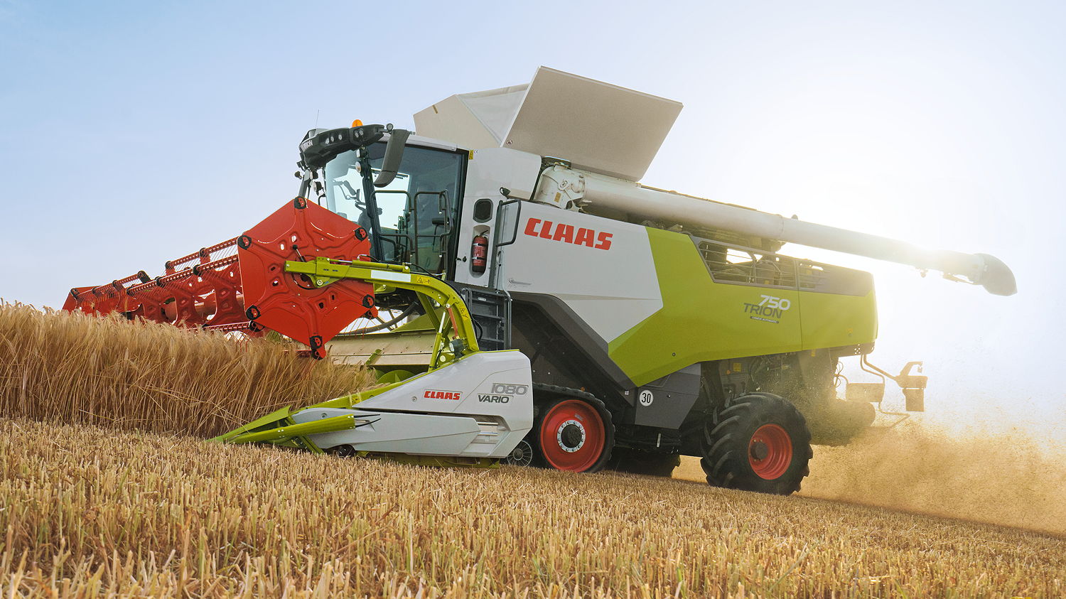 Claas' new flagship Trion 750 Terra Trac combine