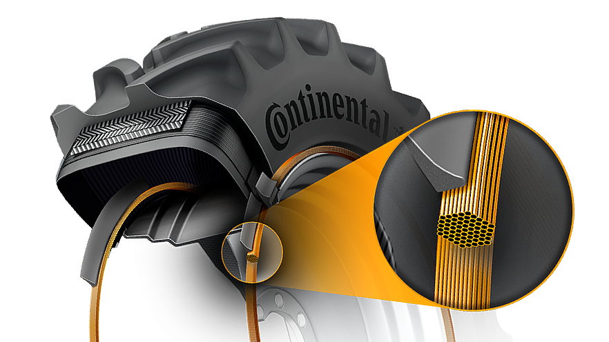 Continental has developed a stronger single bead with a hexagonal cross section