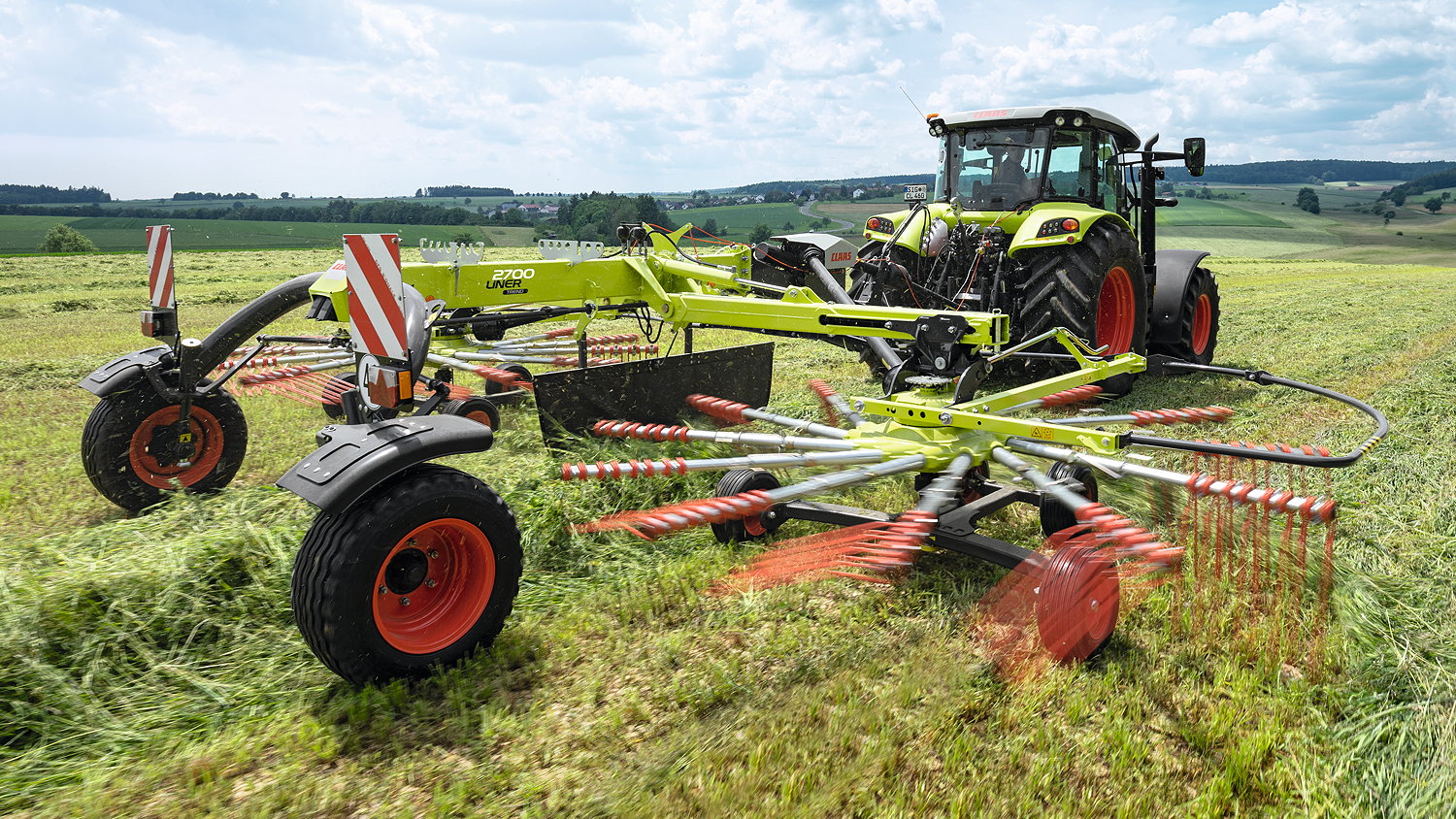 The Claas Liner 2700 Trend twin-rotor rake has been introduced for 2022