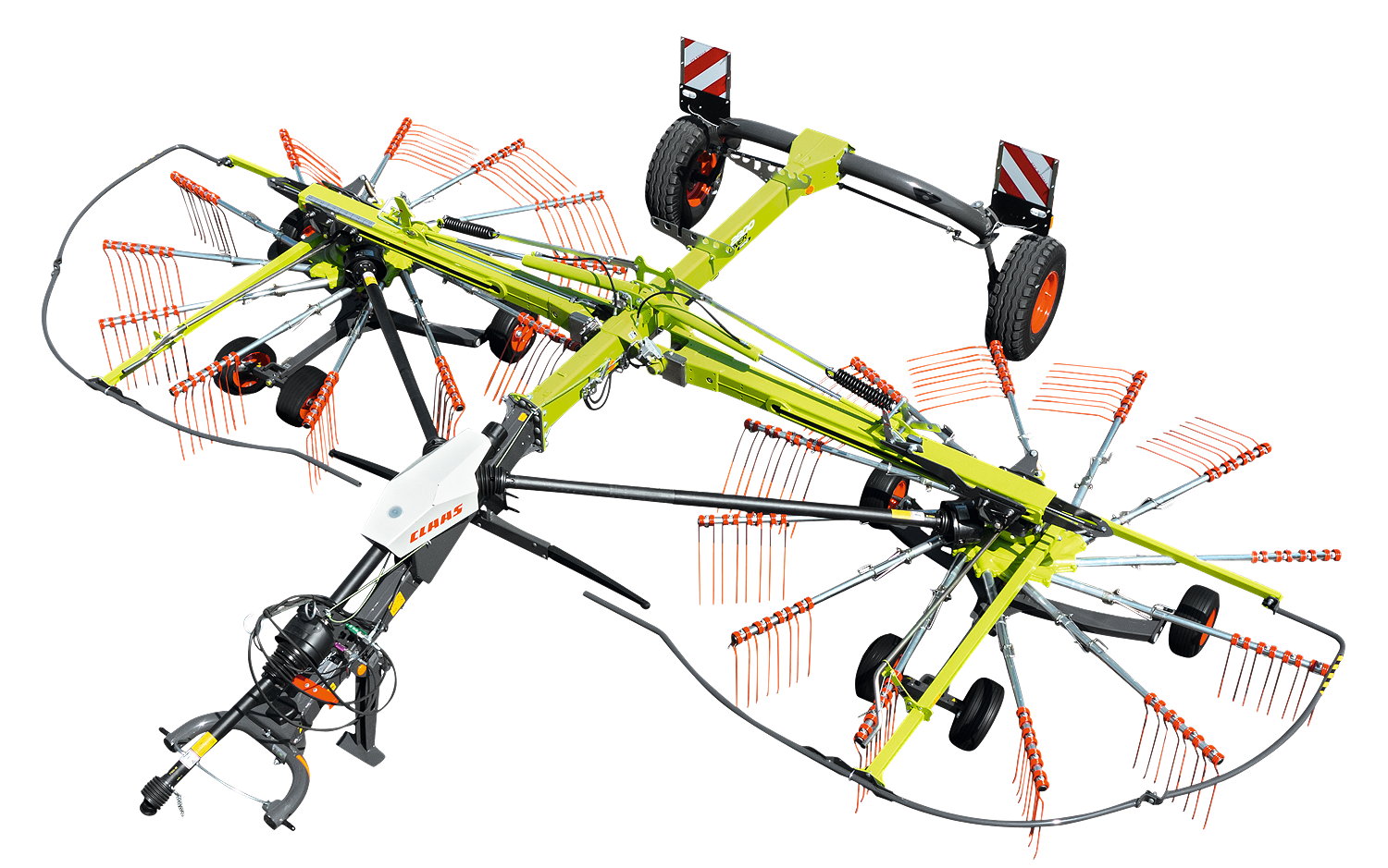 There are seven twin-rotor Liner rakes in the 2022 line-up with working widths up to 10m