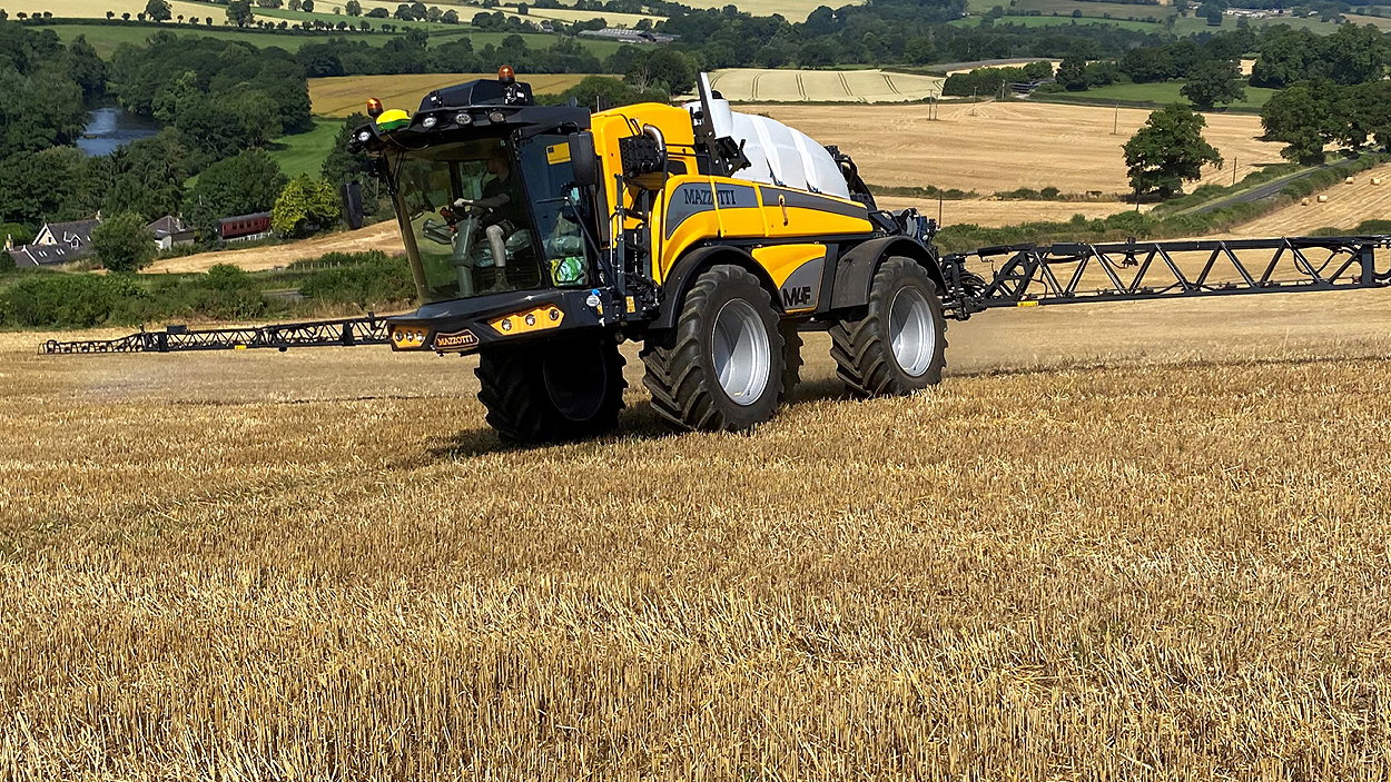 The Mazzotti 4080HP (high-performance) self-propelled sprayer