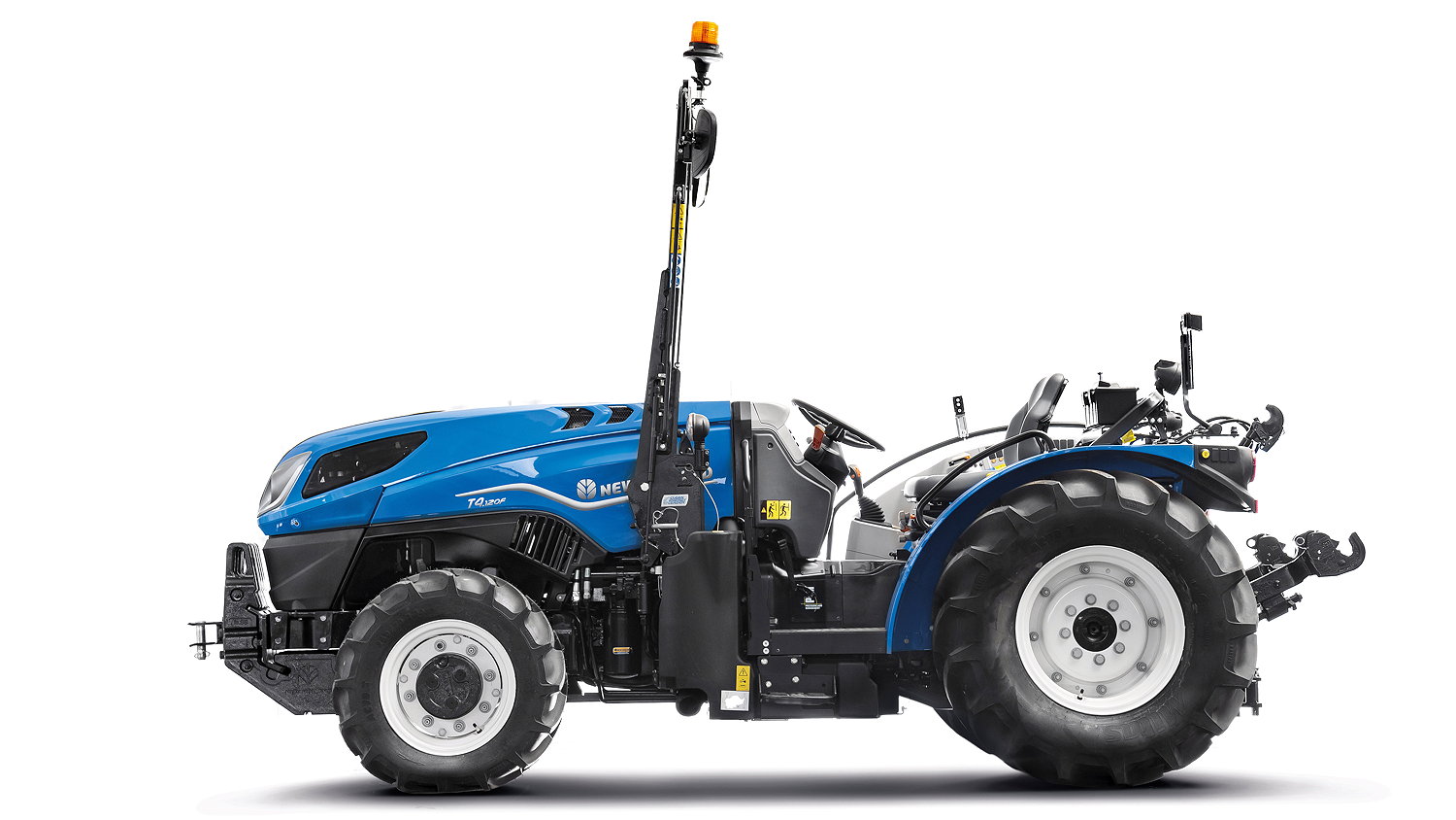 The New Holland T4.120F orchard tractor