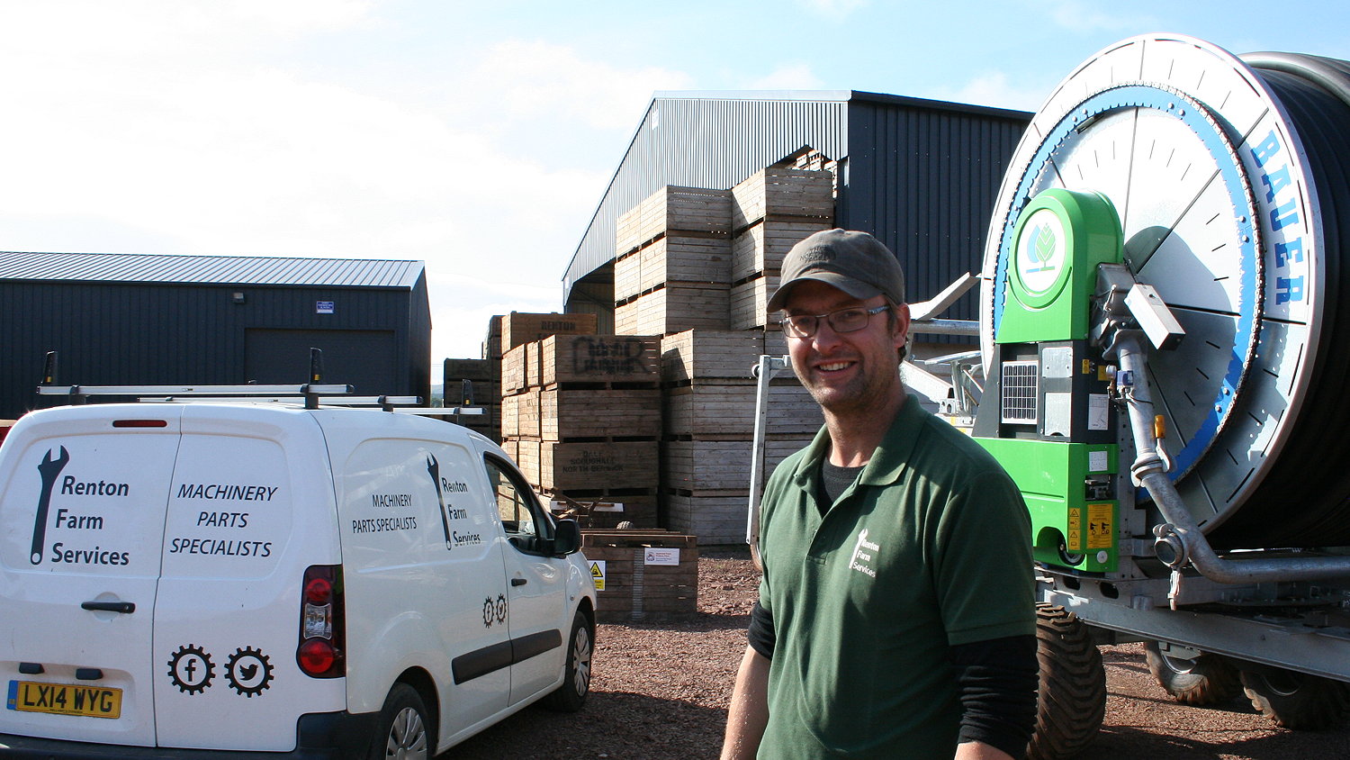 Graeme Renton of Renton Farm Services, at Dunbar, is a new Bauer irrigation equipment sales, service and parts dealer