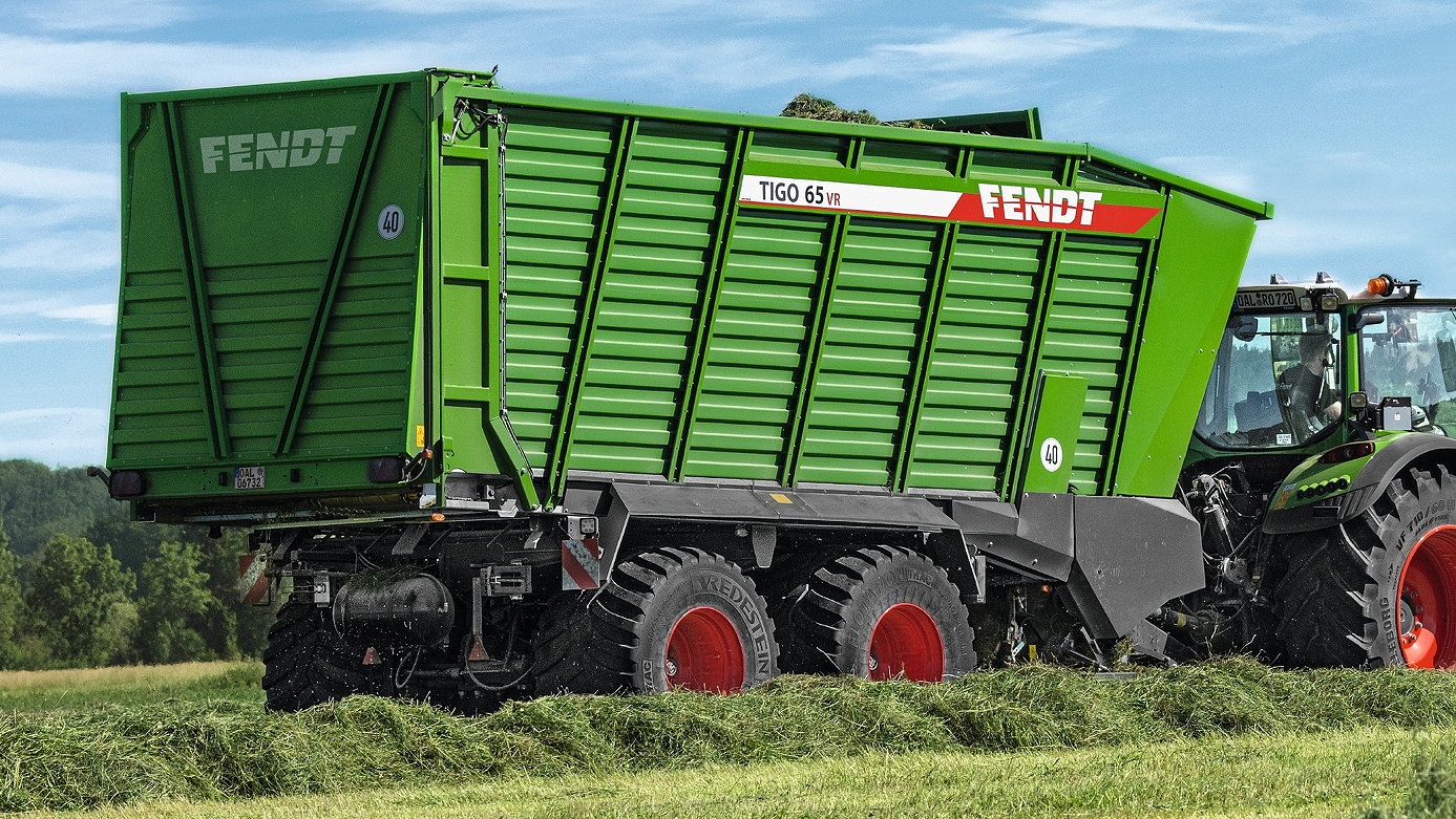 The Fendt Tigo VR is available in two models with capacities of 38 or 44 cubic metres