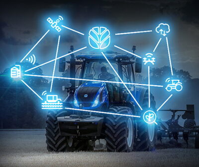 The New Holland Smart Farm Experience aims to demonstrate successful sustainable farming with a connected fleet environment, energy-independence and a circular economy model