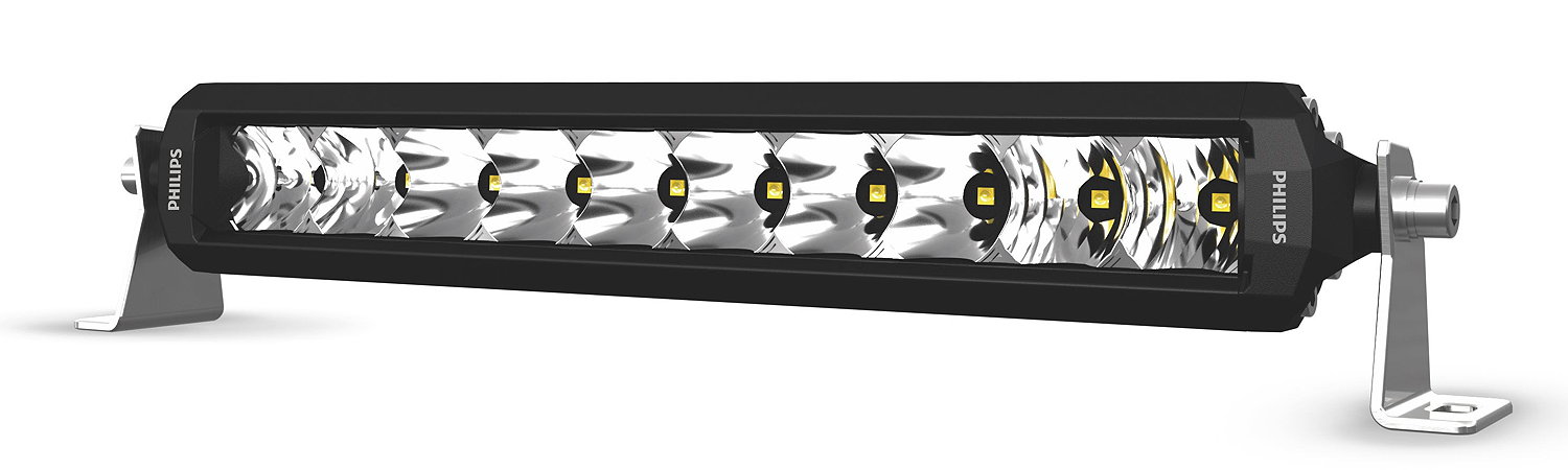 The Philips Ultinon Drive 5000 LED lightbar is available with an off-road boost to 4,000 lumens