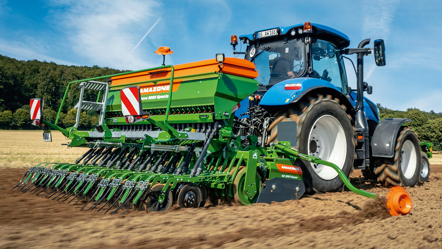 Amazone's Cataya 3000 Special is now available with the TwinTeC double-disc coulter