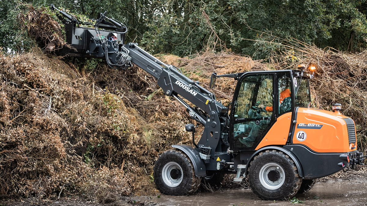 Compact wheeled loaders built for Doosan by Dutch manufacturer Tobroco-Giant will be available during 2022