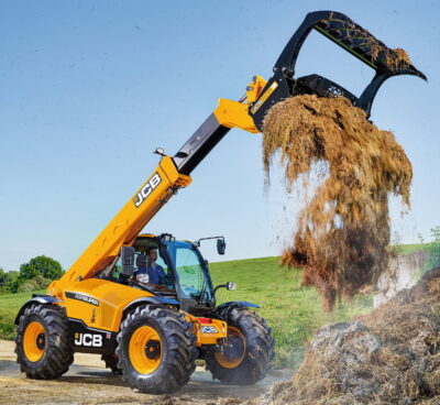 The JCB Loadall 538-70 Agri is available with power outputs of 109, 130 or 150hp