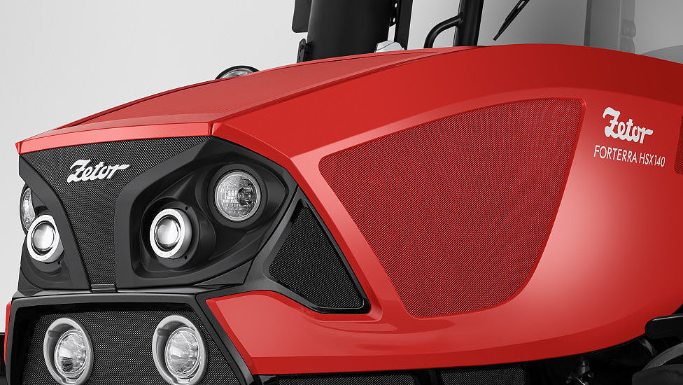 The new Zetor Forterra bonnet