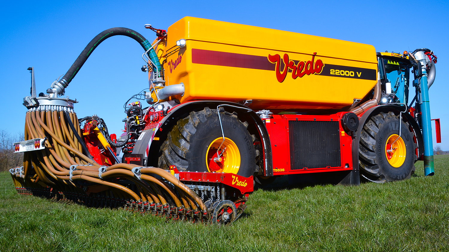 The new Vredo Trac VT5536 tool carrier is powered by a 550hp Scania engine