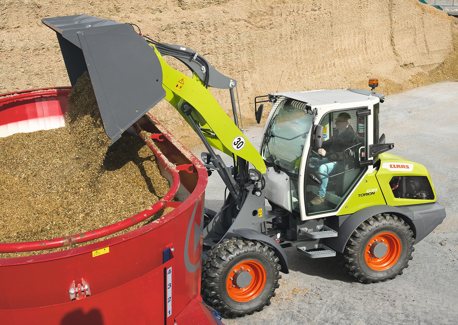 Claas Torion 639 models now get 74hp from their four-cylinder Yanmar diesel engine