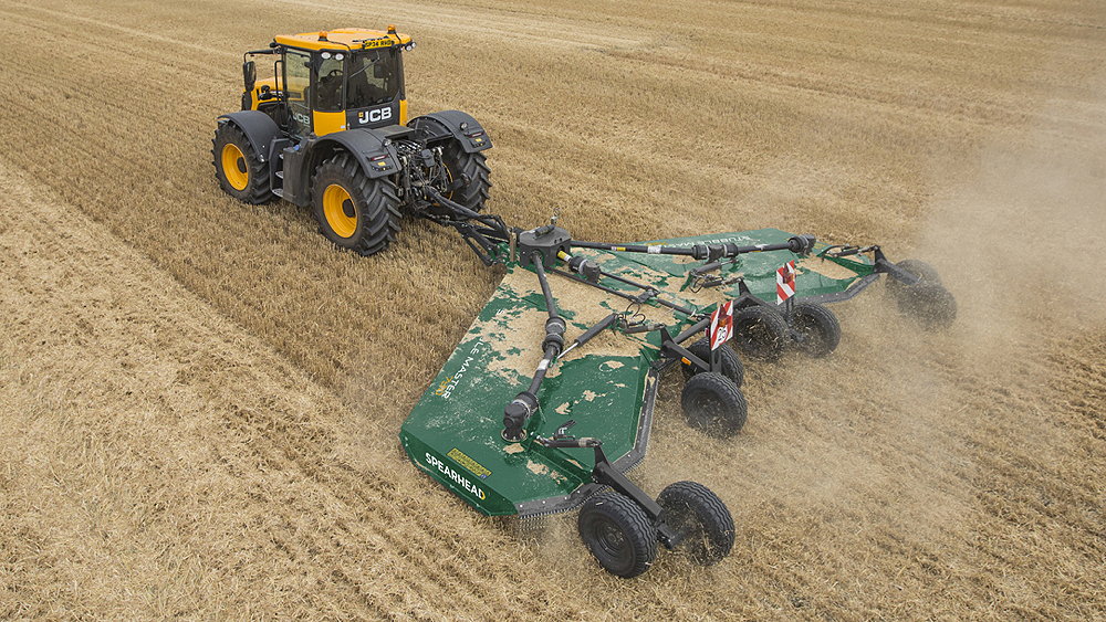 Spearhead's Stubble Master - combine capacity can be increased by 20% by leaving 10cm longer stubble and chopping it down later