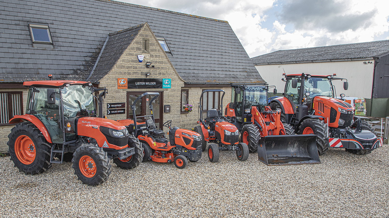 Lister Wilder's sales territory for the Kubota brand has been extended into South-west England