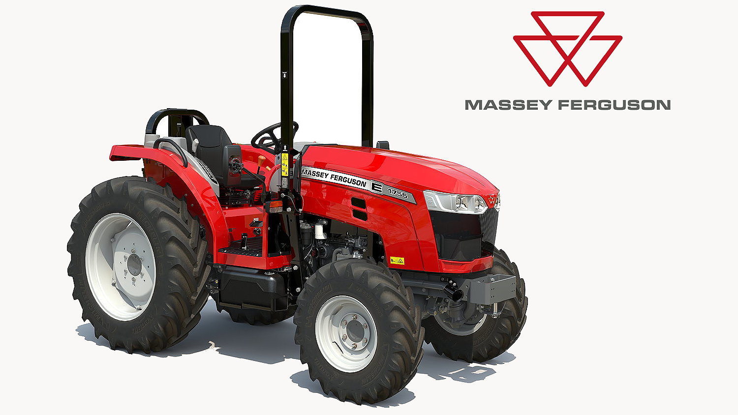 Massey Ferguson's new 1755E compact tractor is rated at 54hp