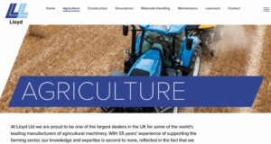 Lloyd is expanding its New Holland territory into Mid and East Lothian