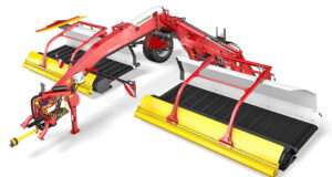 Pöttinger's new Mergento VT9220 belt-type rake