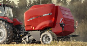 The updated Case IH RB344 round baler.