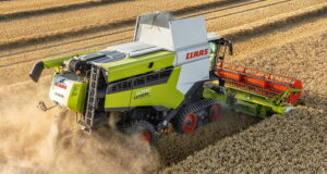 More than 90 per cent of Lexion combines sold in Great Britain are now fitted with Terra Tracs