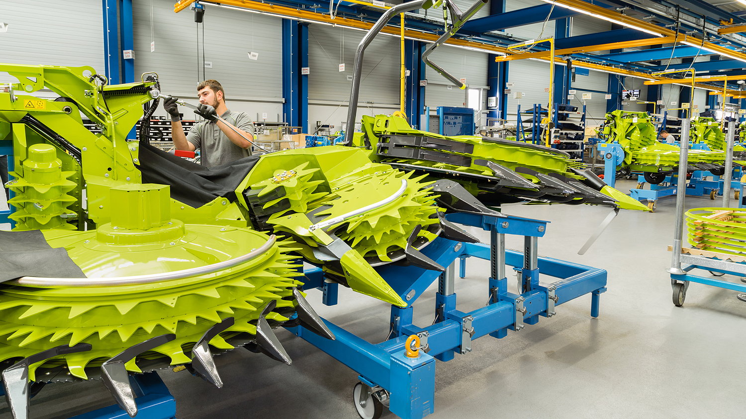 The aim for Bad Saulgau is an even stronger focus on professional forage harvesting technology and growth segments such as the Claas Jaguar forage harvester