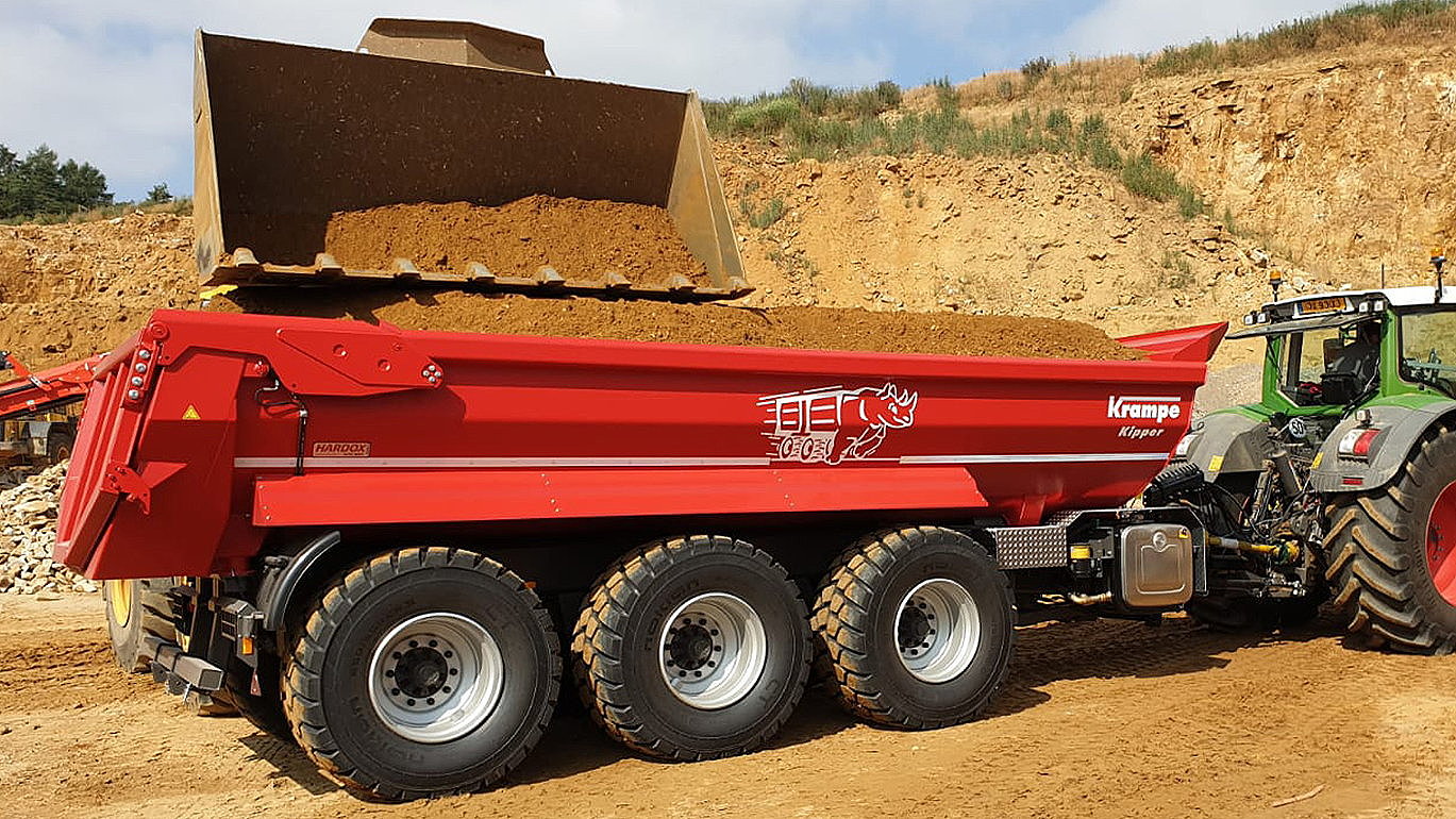 Krampe's halfpipe HP30 trailers with Tridec running gear have been on the market for 10 years